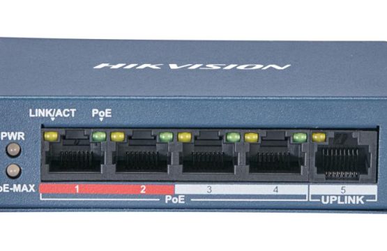 سوییچ 5 پورت هایک ویژن مدل DS-3E0105P-E/M(B)